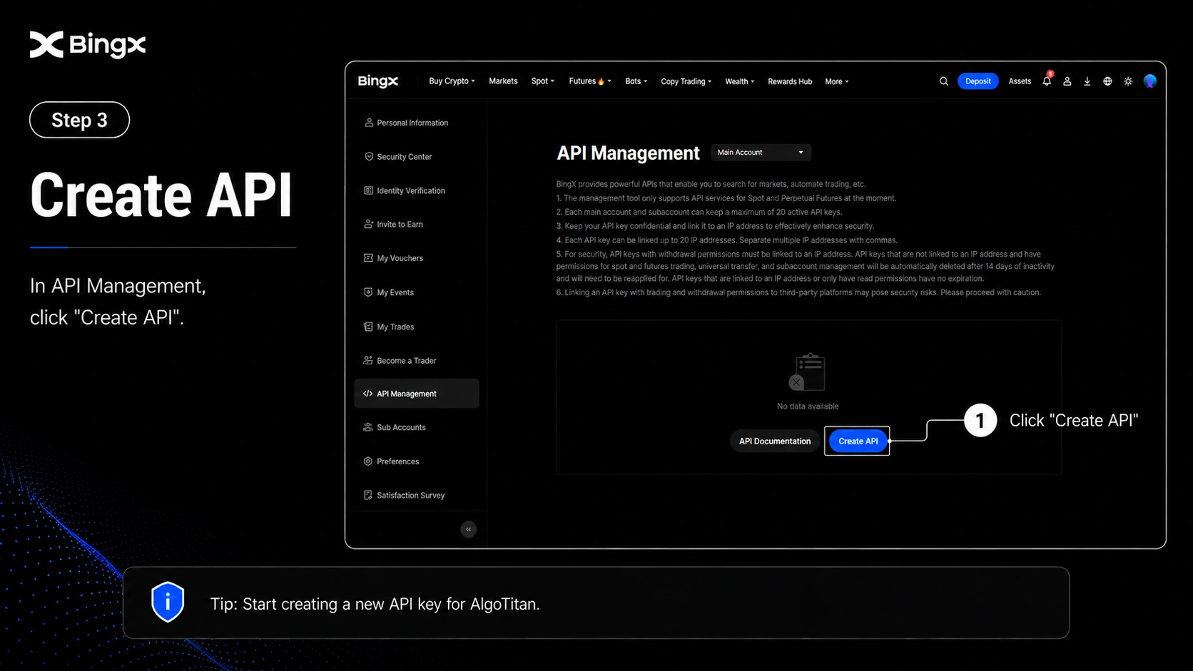 Step 3 - Create API