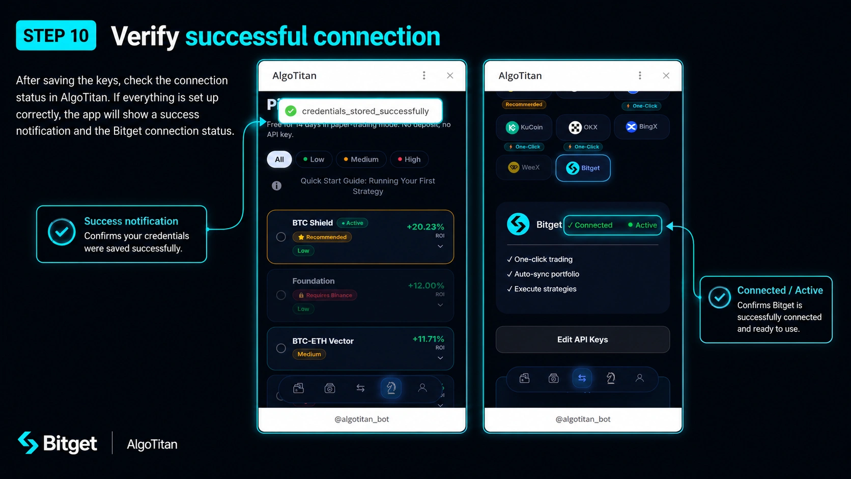 Step 10 - Check successful connection