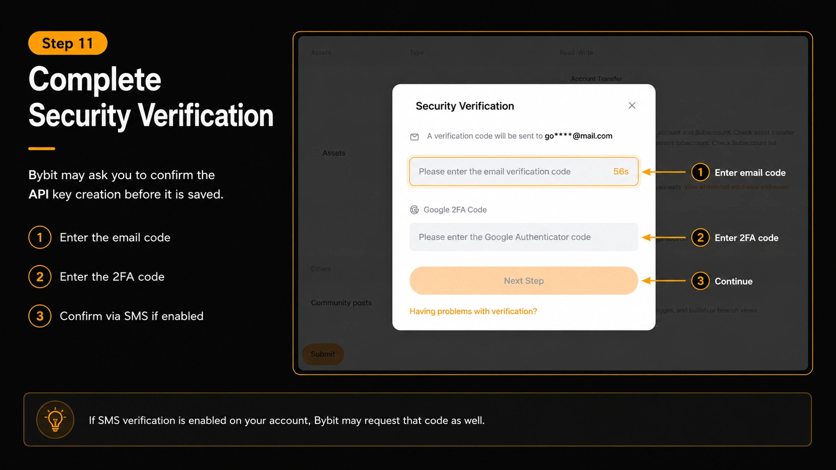 Step 11 - Complete security verification