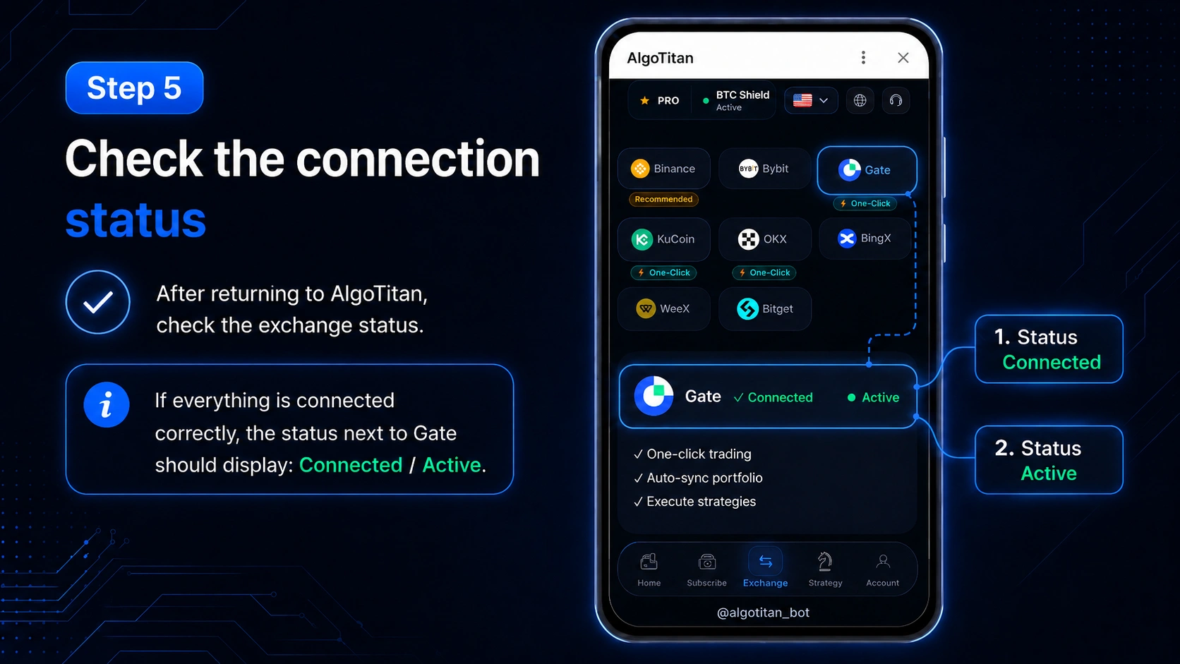 Step 5 - Check the connection status